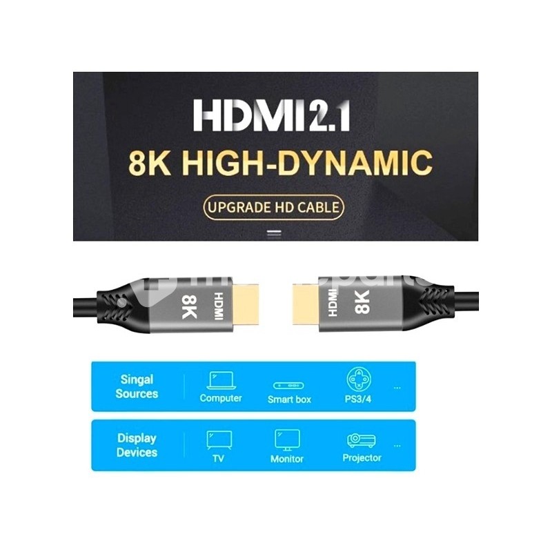 Cable HDMI 2.1 8K 120Hz HD Lenght 1m