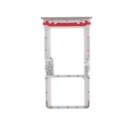 Dual Sim Card Tray Lucent White Moto G73 5G