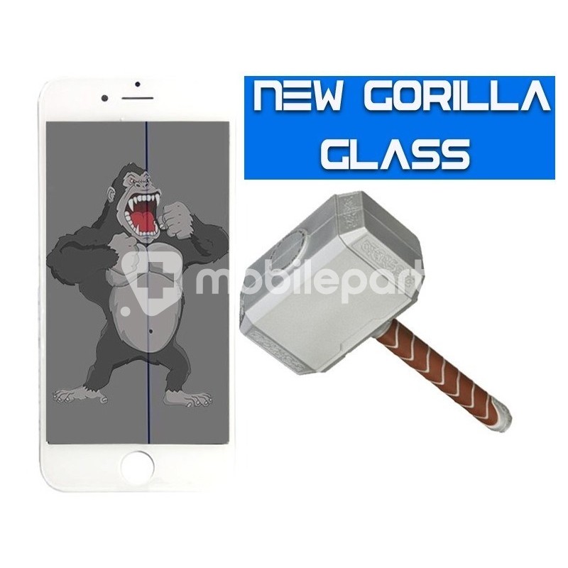 Gorilla Glass White iPhone 5S + Frame + Oca + Polarizzata