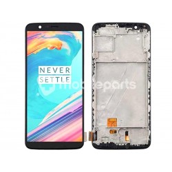 Display Touch + Frame Black OnePlus 5T (CG)