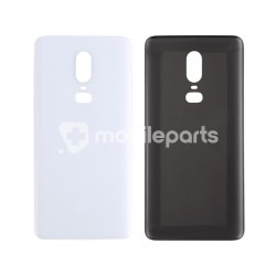 Rear Cover White OnePlus 6 No Logo