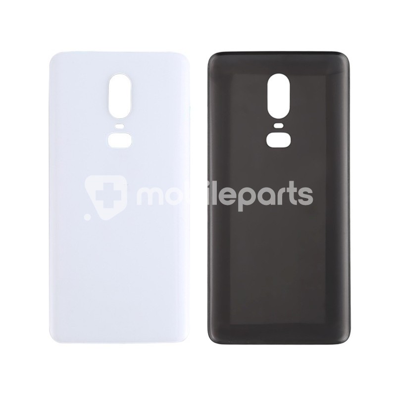 Rear Cover White OnePlus 6 No Logo