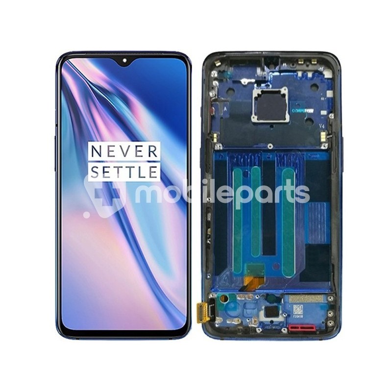Display Touch + Frame Mirror Blue OnePlus 7 (Pulled)