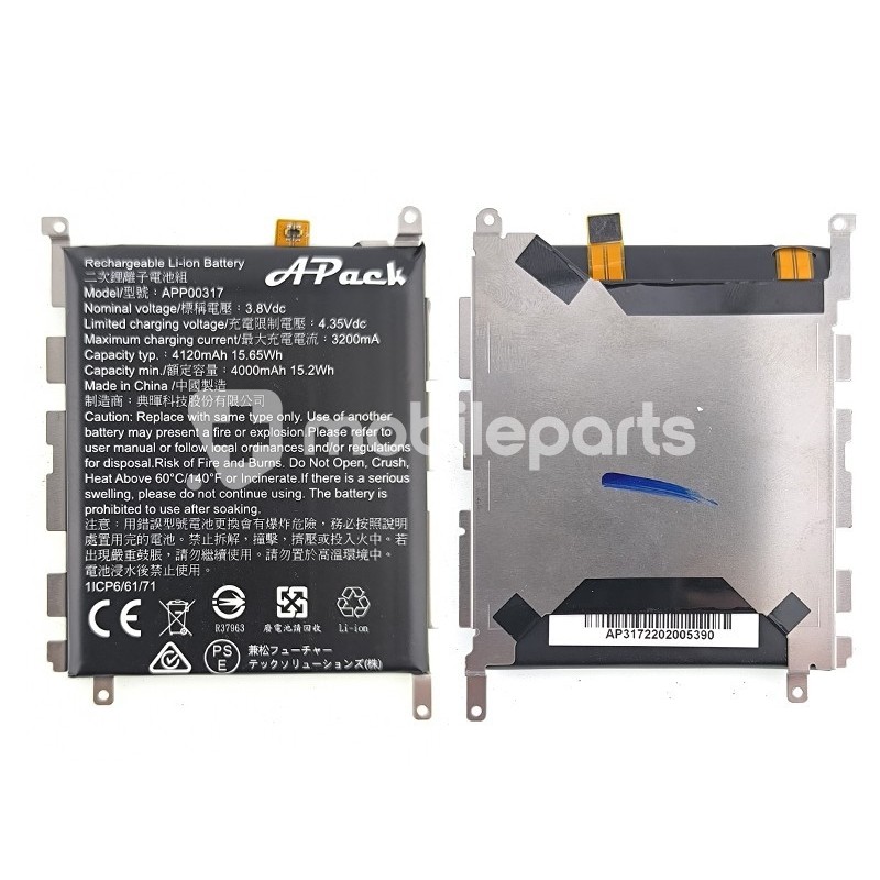 Battery APP00317 4000mAh Caterpillar S62 Pro (PULLED)