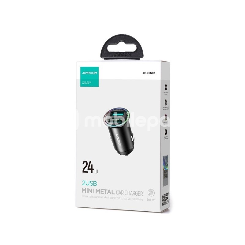 Mini Metal Car Charger USB 24W