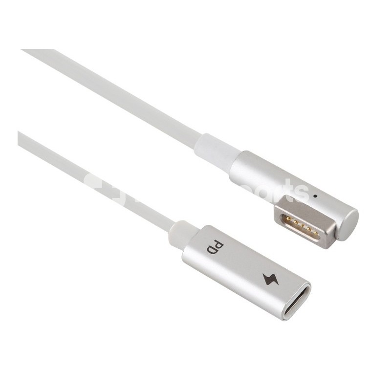 5 Pin MagSafe 1 (L-Shaped) to USB-C / Type-C PD Charge Adapter