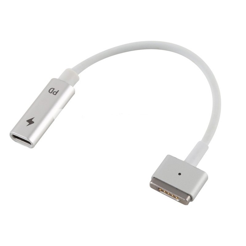 5 Pin MagSafe 2 (T-Shaped) to USB-C / Type-C PD Charge Adapter