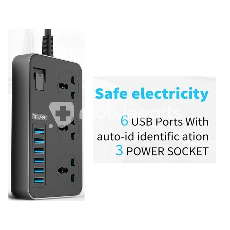 T09 3000W + 3 Universal Sockets + 6 USB 3.1 Ports EU