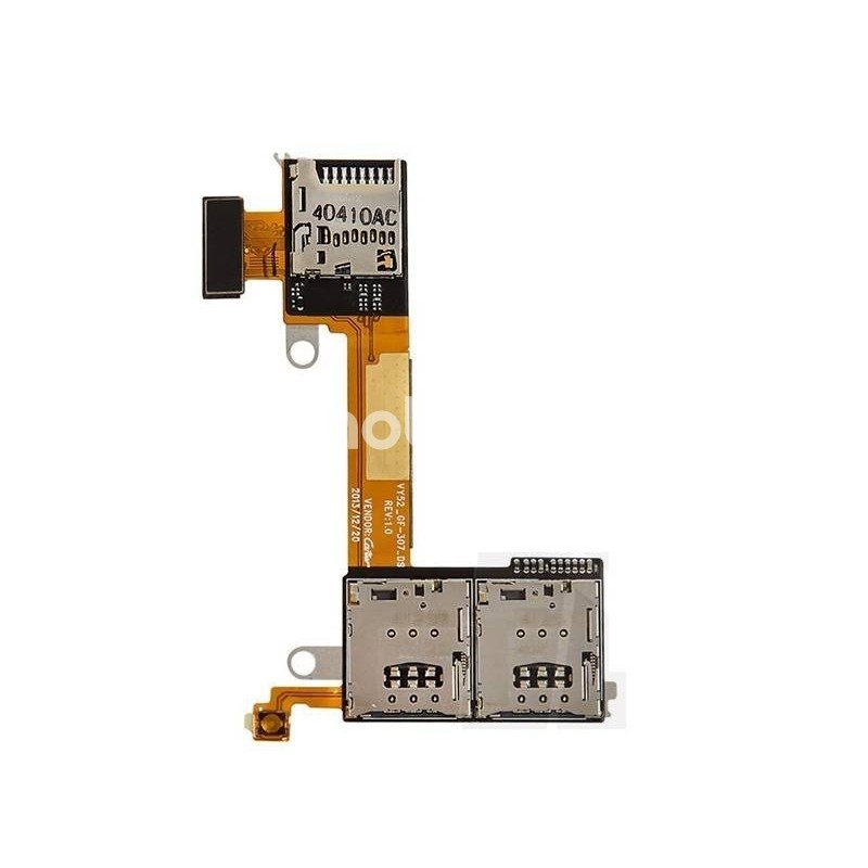 Lettore Dual SIm + Memory Card Flat Cable Xperia M2