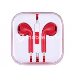 Headset Red With Audio Jack Socket