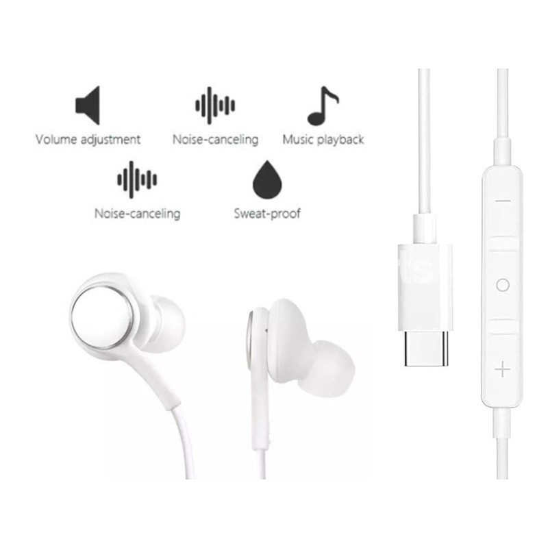 Headset Type C White
