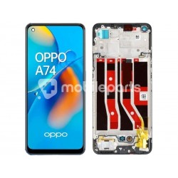Display Touch + Frame Black OPPO A74 4G CHP2219 (PULLED)