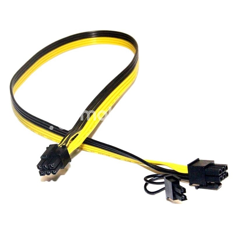 Cable PCIe Adapter 6 Pin to 8 Pin 40cm