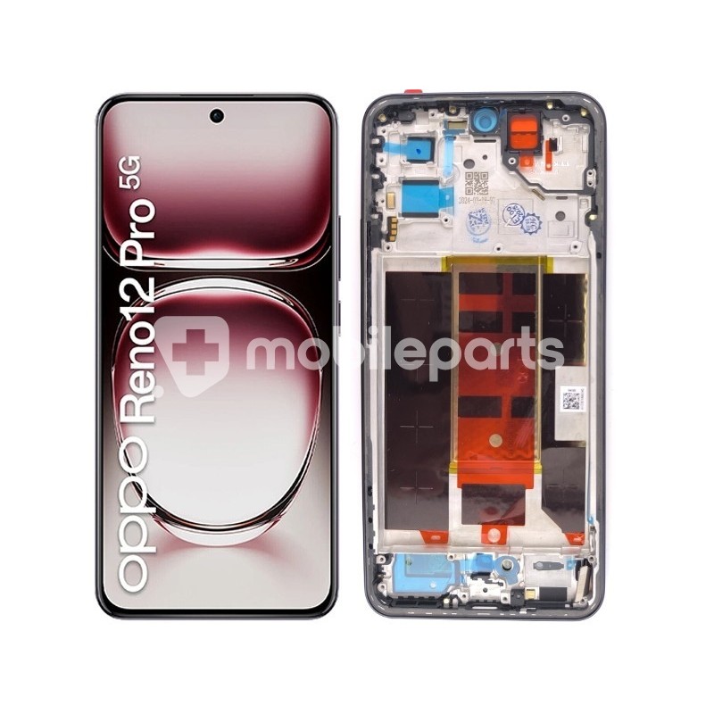 Display Touch + Frame Nebula Black OPPO Reno 12 Pro 5G (PULLED)