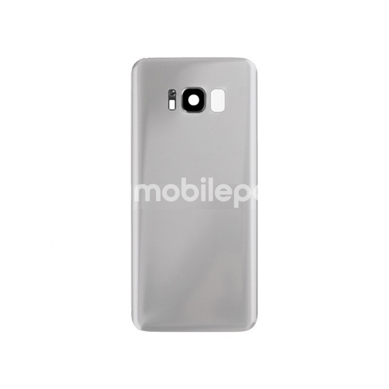 Rear Cover Silver + Lens Camera Samsung SM-G950F S8 No Logo