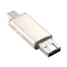 32GB 3 in 1 USB-C - Type-C + USB 2.0 + OTG Flash Disk