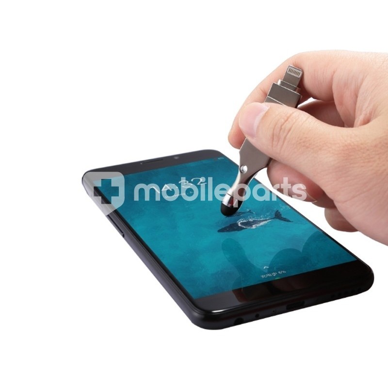 2in1 USB 2.0 e 8 Pin 16GB Flash Drive + Stylus Pen