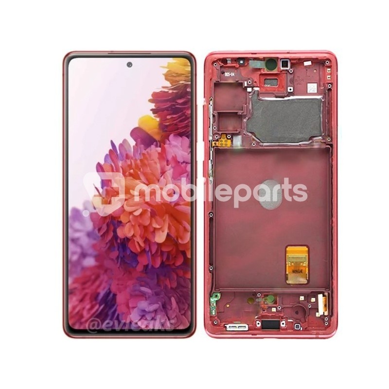 Display Touch + Frame Red Samsung SM-G780 - G781 (B-G)  S20 FE Ori