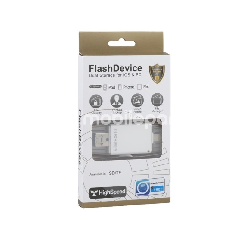 iFlashDrive SD Reader For iPhone - Android OTG