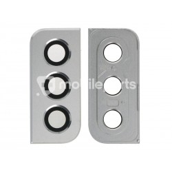 Rear Camera Lens + Frame White Samsung SM-G991 S21 5G