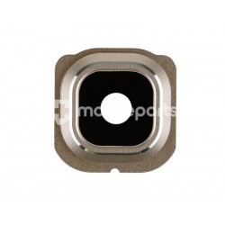 Vetrino + Frame Fotocamera Samsung G925 S6 Edge x Versione Gold