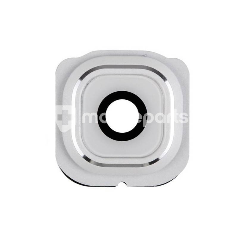 Vetrino + Frame Fotocamera Samsung G925 S6 Edge x Versione Bianco