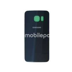 Retro Cover Blu Scuro + Adesivo Guarnizione Samsung SM-G925 "x Ver Nero Ori