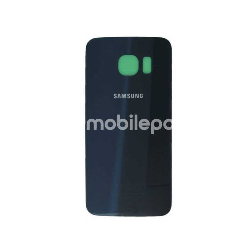Retro Cover Blu Scuro + Adesivo Guarnizione Samsung SM-G925 "x Ver Nero Ori