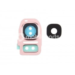 Camera Lens + Frame Samsung SM-G935 S7 Edge Rose Gold