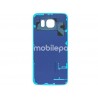 Retro Cover Celeste + Adesivo Guarnizione Samsung SM-G920 S6 Ori