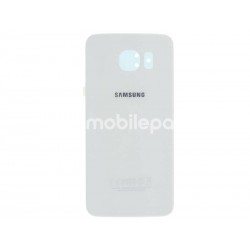 Retro Cover Bianco + Adesivo Guarnizione Samsung SM-G920 Ori
