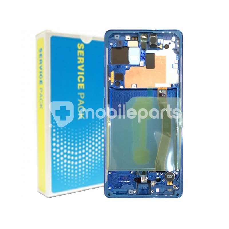 Display Touch Blue + Frame Samsung SM-G770 S10 Lite