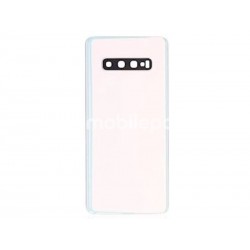 Rear Cover White + Camera Lens Samsung SM-G975F S10 Plus No Logo