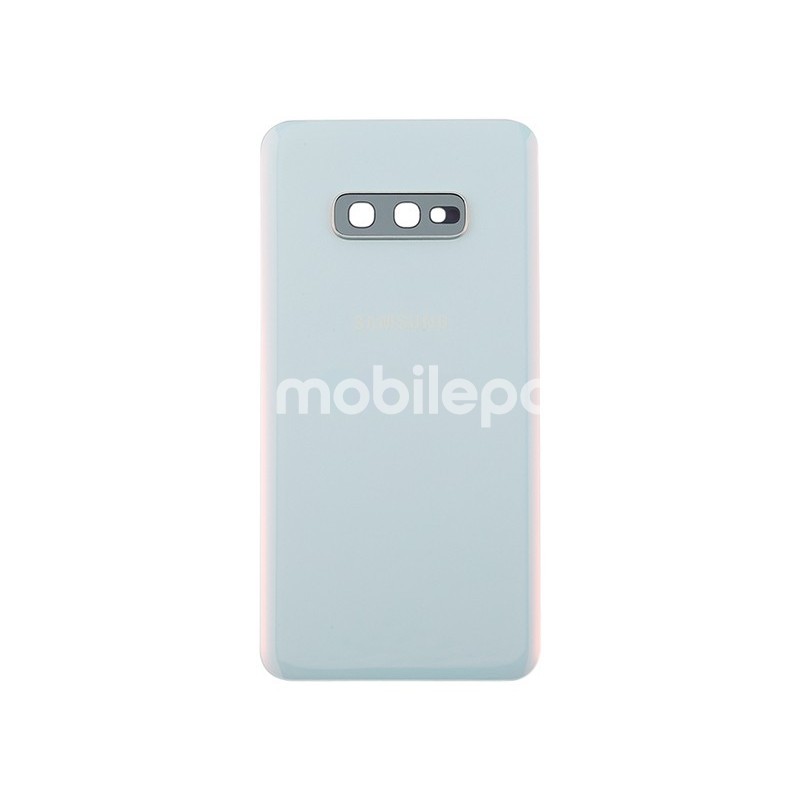 Rear Cover White + Camera Lens Samsung SM-G970F S10e No Logo