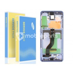 Display Touch + Frame Purple Samsung SM-G985 - G986 S20+ Ori