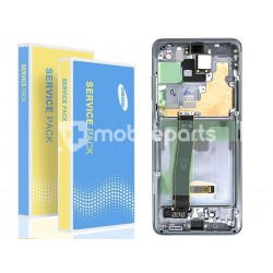 Display Touch + Frame White Samsung SM-G988 S20 Ultra 5G Ori