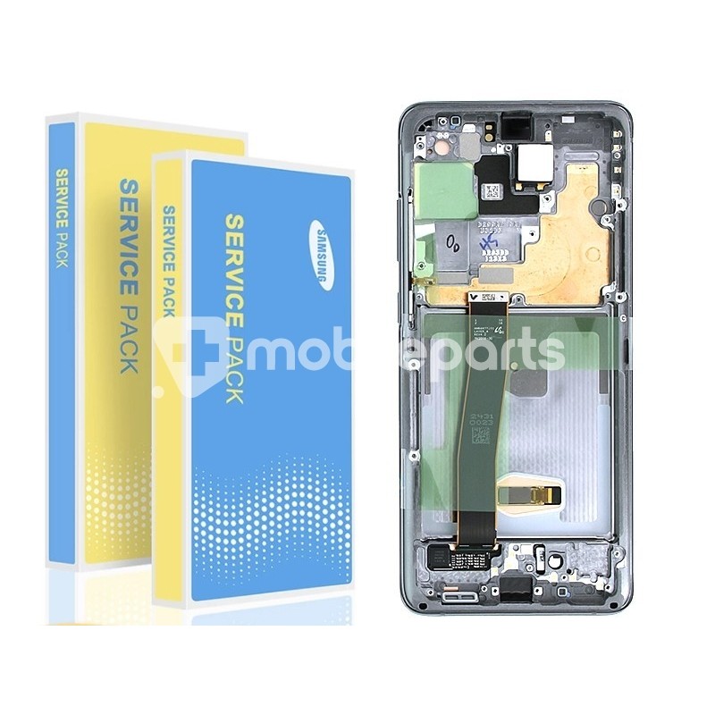 Display Touch + Frame White Samsung SM-G988 S20 Ultra 5G Ori