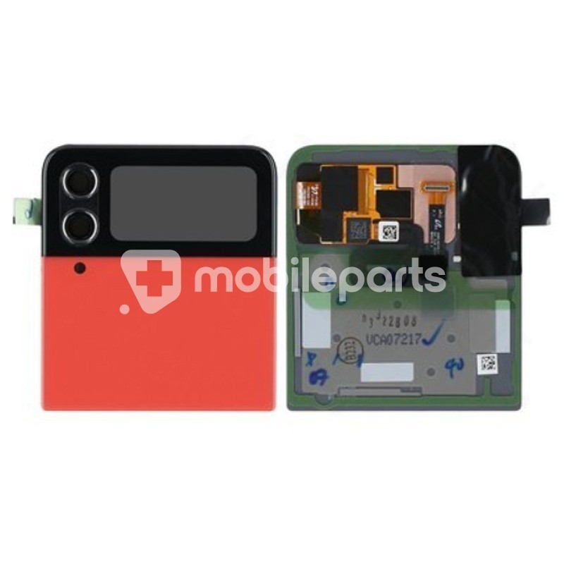 Cover TOP + LCD SUB Bespoke Red Samsung SM-F721 Flip4 Ori