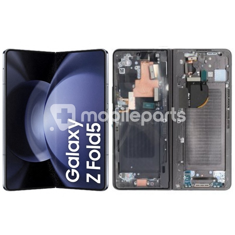 Display Touch + Frame Blue Samsung SM-F946 Fold 5 Ori