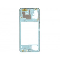 Middle Frame Prism Crush Blue Samsung SM-A715 A71 Ori