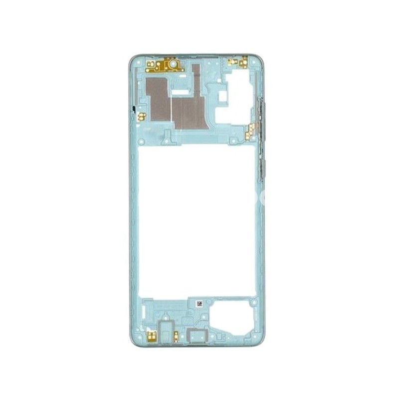 Middle Frame Prism Crush Blue Samsung SM-A715 A71 Ori