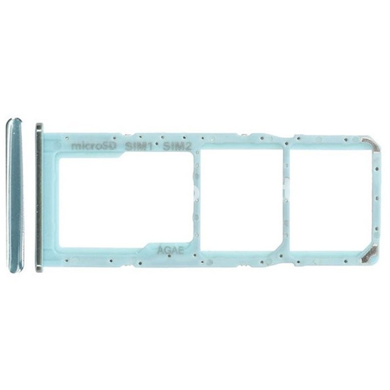 Dual Sim + Micro SD Prism Crush Blu Samsung SM-A715 A71 Ori