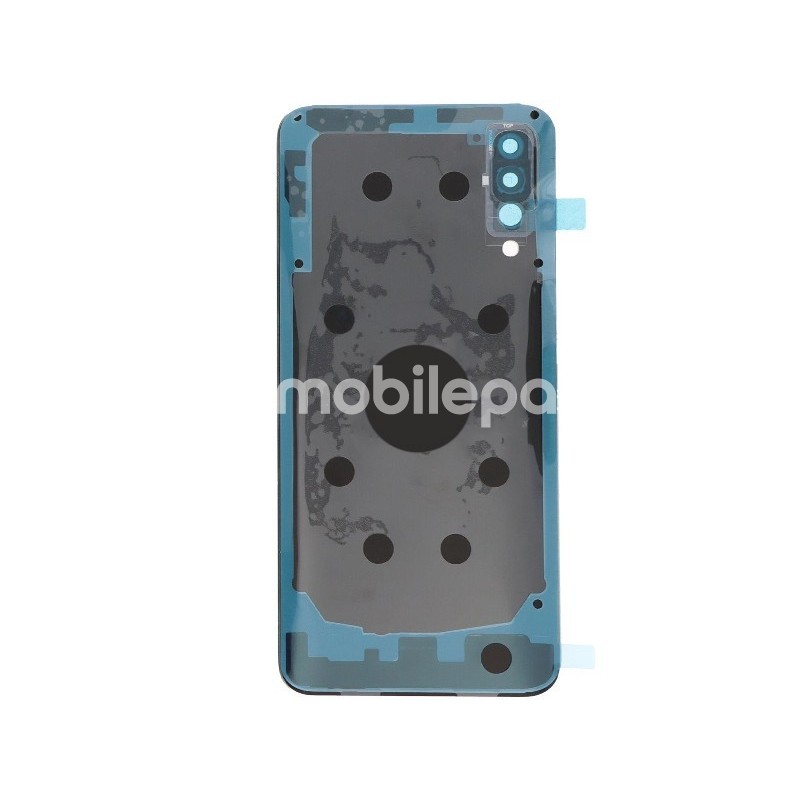 Rear Cover Black + Camera Lens Samsung SM-A505 A50 No Logo