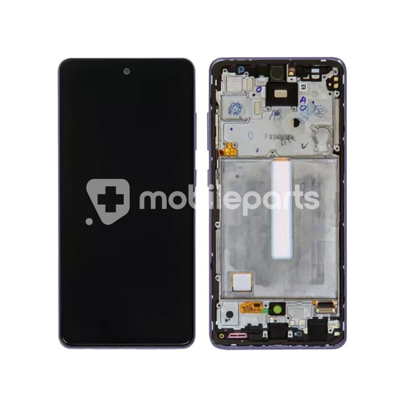 Display Touch + Frame Violet Samsung SM-A525 - A526 A52 Ori