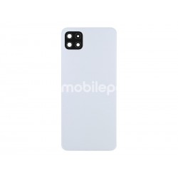 Rear Cover White + Camera Lens Samsung SM-A226 A22 5G No Logo