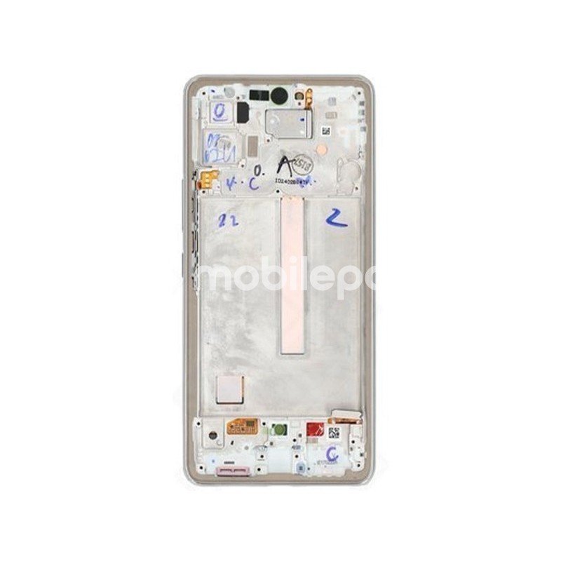 Display Touch + Frame White Samsung A536 A53 5G Ori