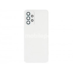 Rear Cover White + Camera Lens Samsung SM-A235 A23 No Logo