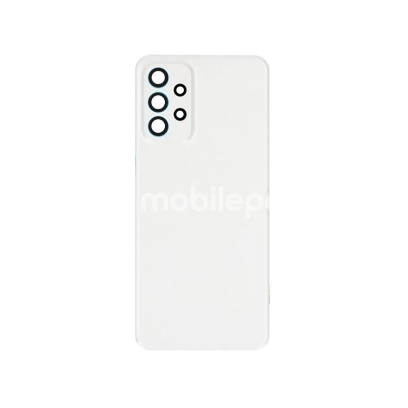 Rear Cover White + Camera Lens Samsung SM-A235 A23 No Logo