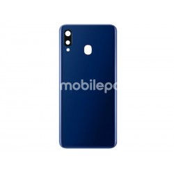 Rear Cover Blue + Camera Lens Samsung SM-A205 A20 No Logo