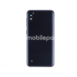 Rear Cover Black + Camera Lens Samsung SM-A105 A10 No Logo